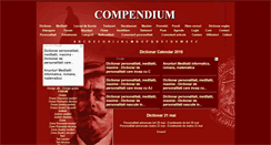 Desktop Screenshot of compendium.ro