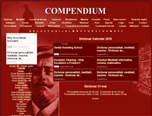 Tablet Screenshot of compendium.ro